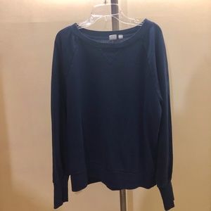 Plain navy sweatshirt